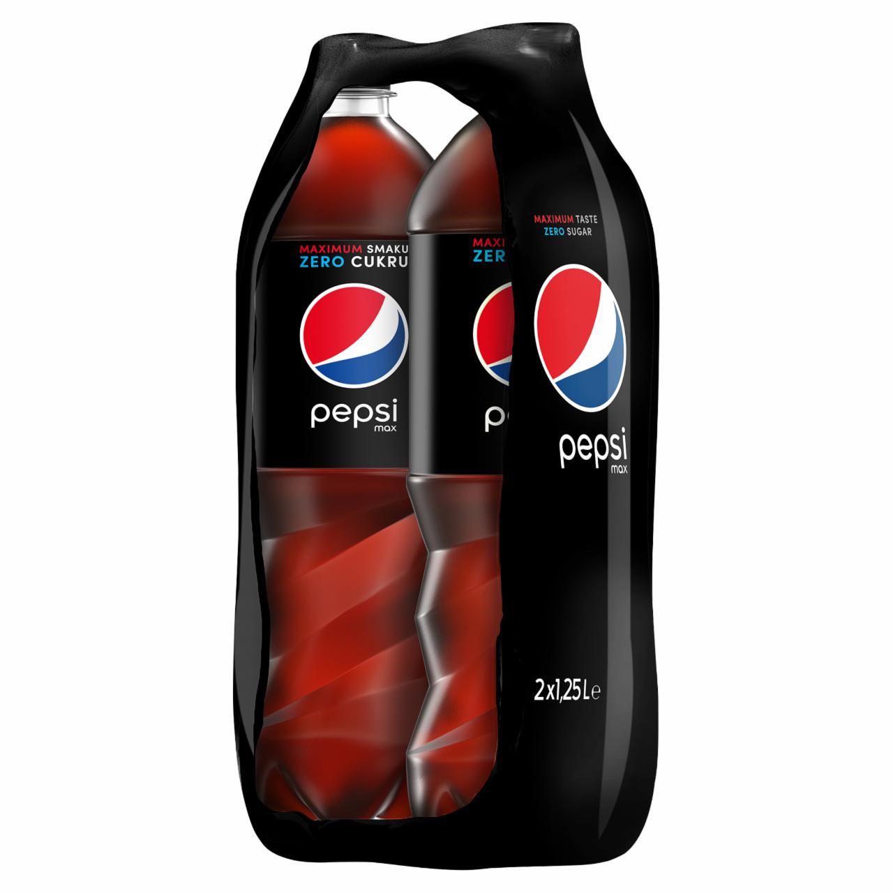 Zdjęcia - Pepsi Max Napój gazowany 2,5 l (2 x 1,25 l)