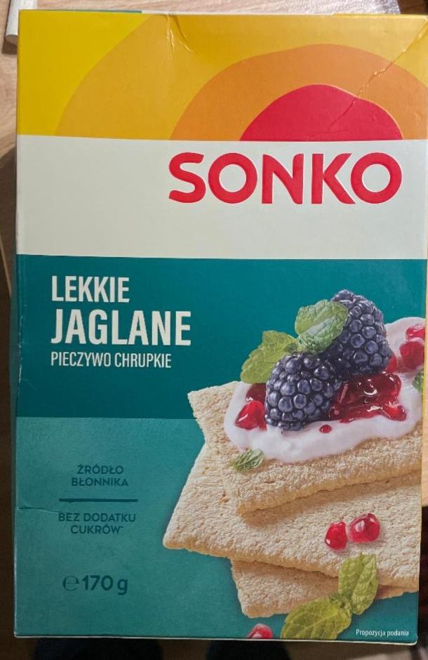 Zdjęcia - Lekkie Jaglane pieczywo chrupkie Sonko