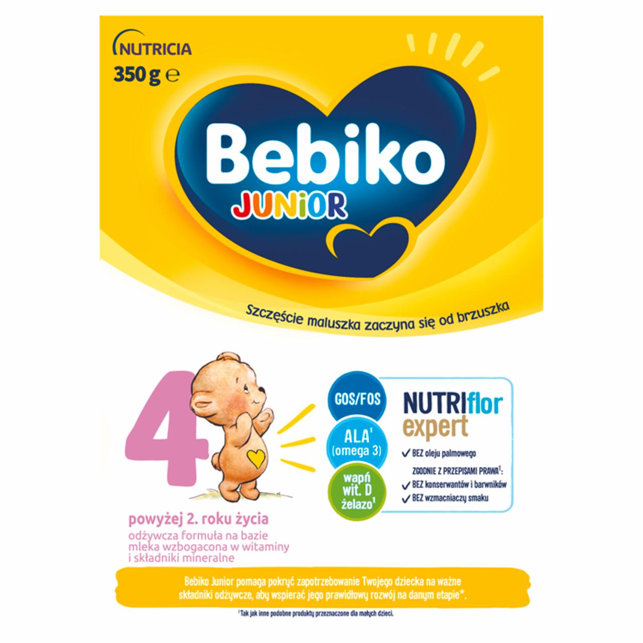 Zdjęcia - Bebiko Junior 4 Odżywcza formuła na bazie mleka dla dzieci powyżej 2. roku życia 350 g