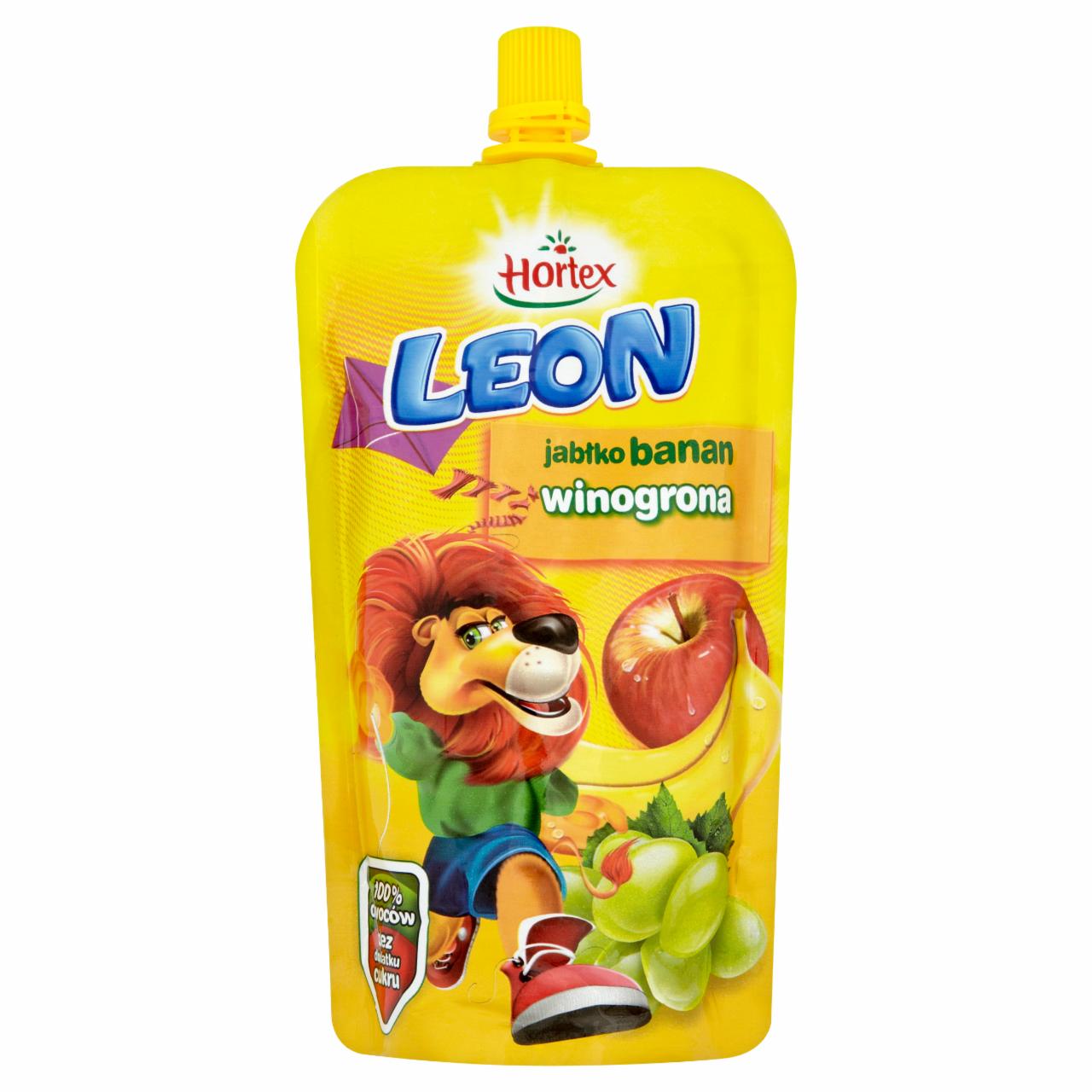 Zdjęcia - Hortex Leon Jabłko banan winogrona Sok 200 ml