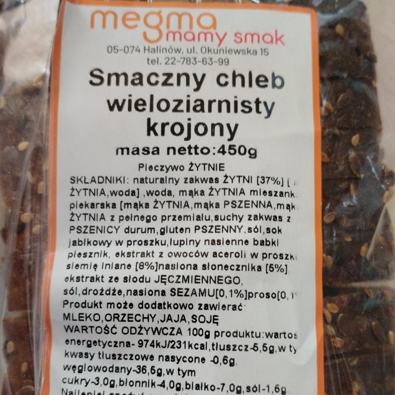 Zdjęcia - Smaczny chleb wieloziarnisty krojony Megma mamy smak