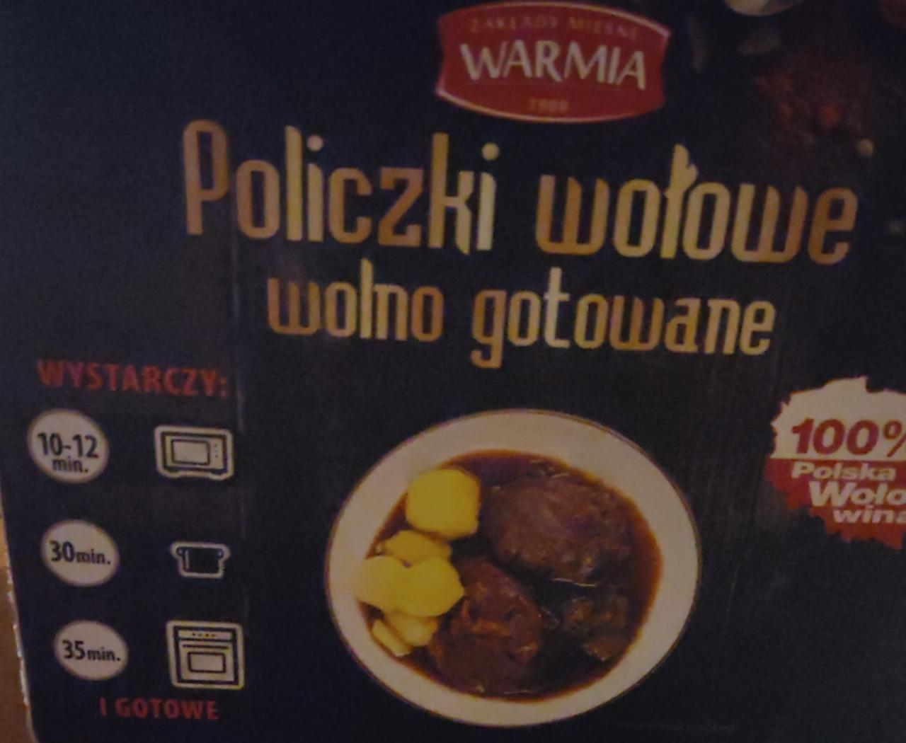 Zdjęcia - Policzki wołowe wolno gotowane WARMIA