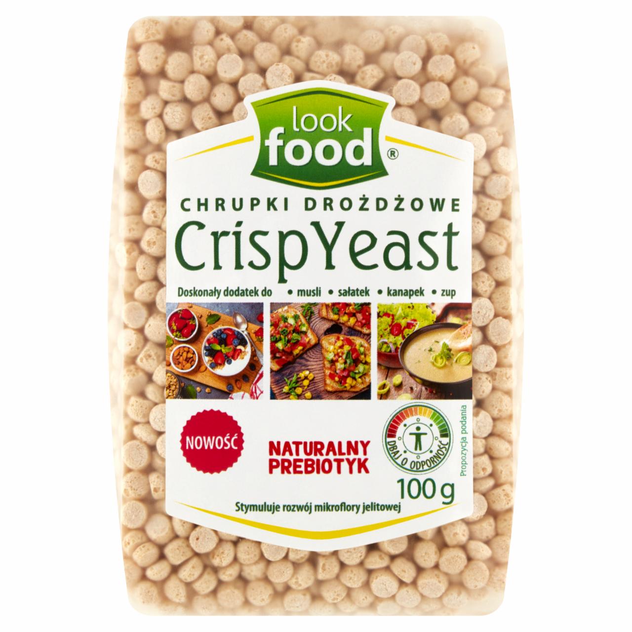 Zdjęcia - Look Food CrispYeast Chrupki drożdżowe 100 g