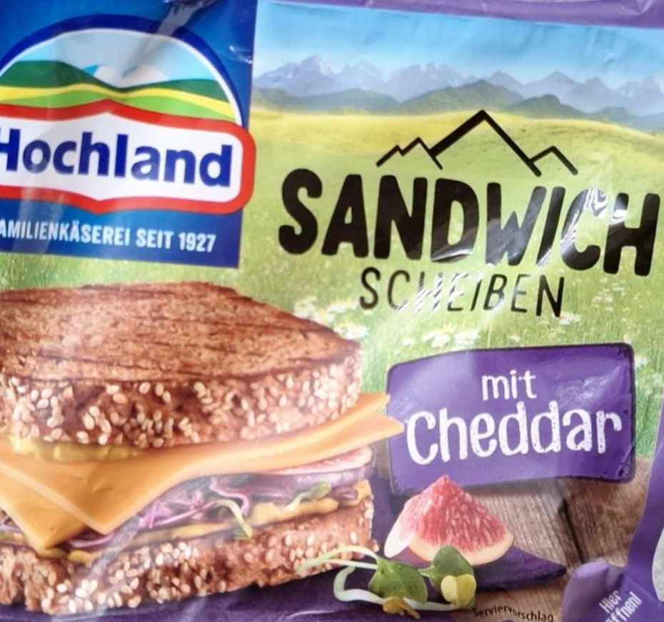 Zdjęcia - Sandwich scheiben mit cheddar Hochland