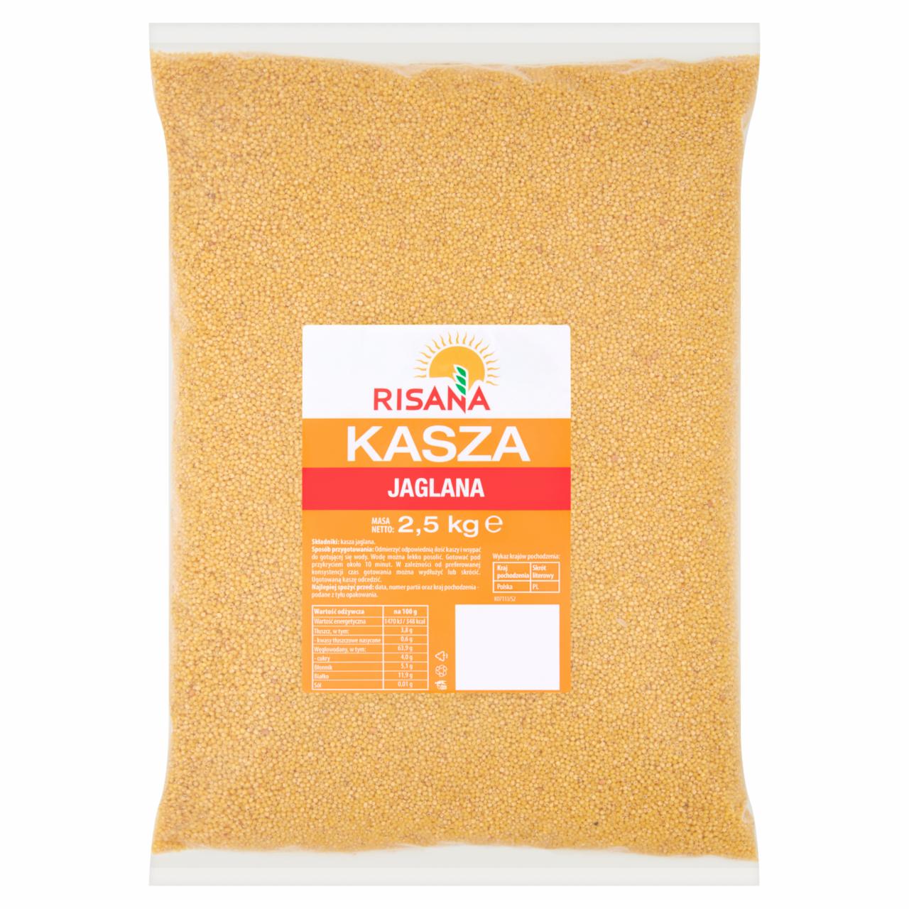 Zdjęcia - Risana Kasza jaglana 2,5 kg