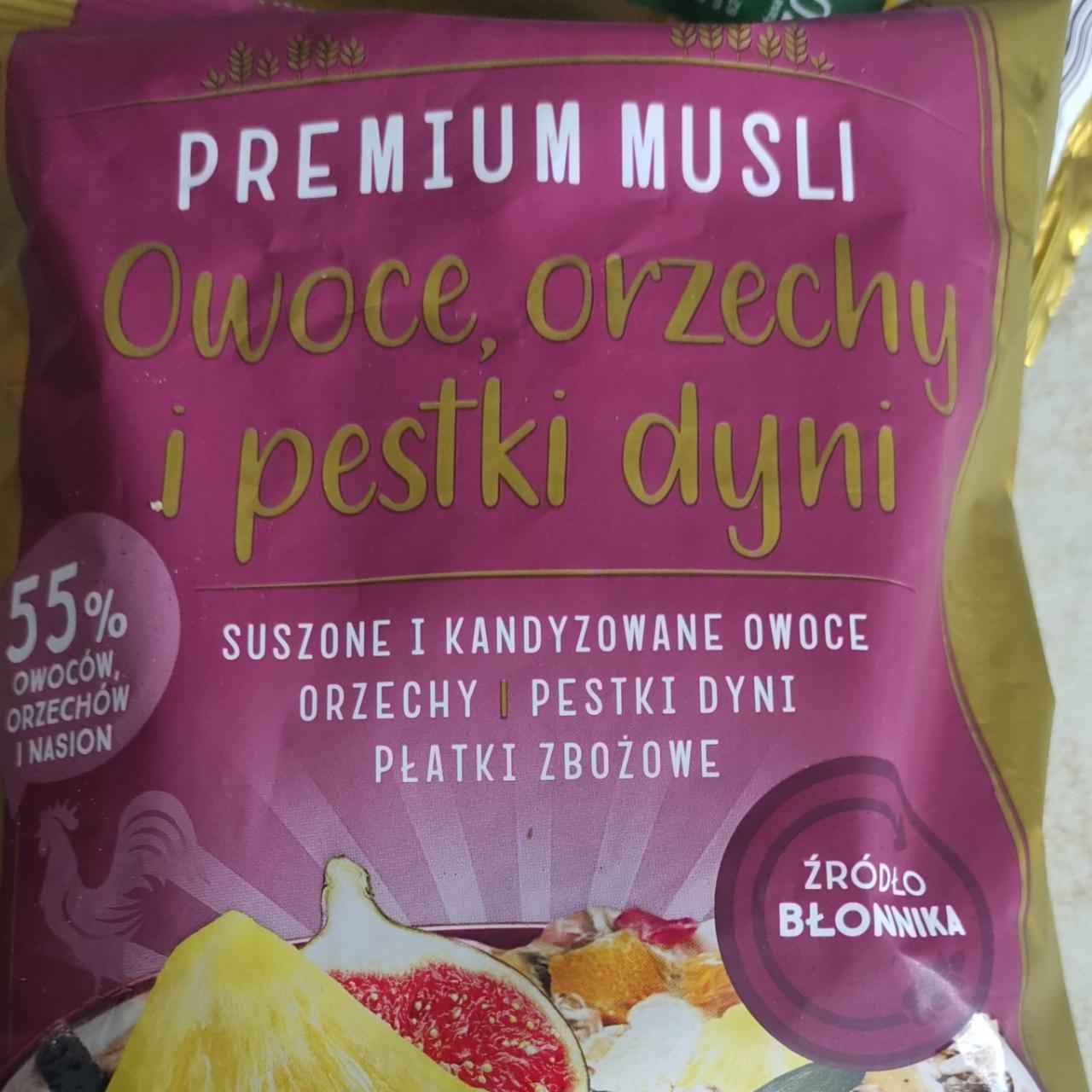 Zdjęcia - Premium Müsli Owoce, orzechy i pestki dyni