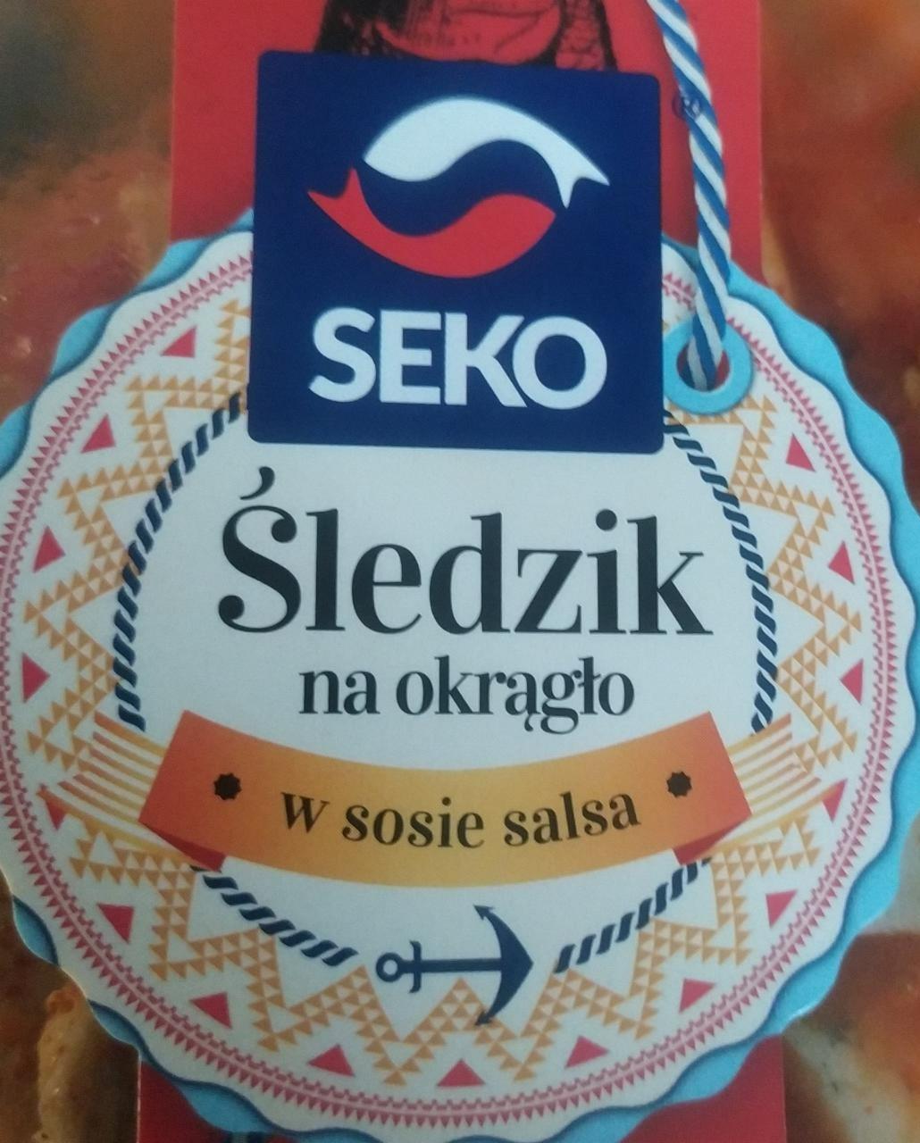 Zdjęcia - SEKO Śledzik na okrągło w sosie salsa 200 g