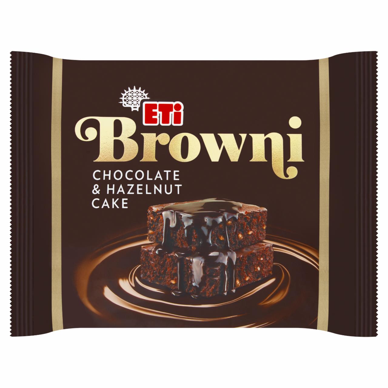 Zdjęcia - Eti Browni Ciasto z czekoladą i kawałkami orzechów laskowych 200 g