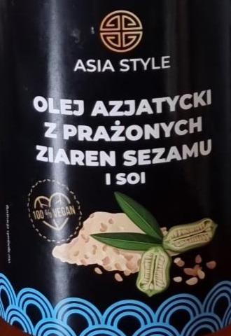 Zdjęcia - Olej azjatycki z prażonych ziaren sezamu i soi Asia Style