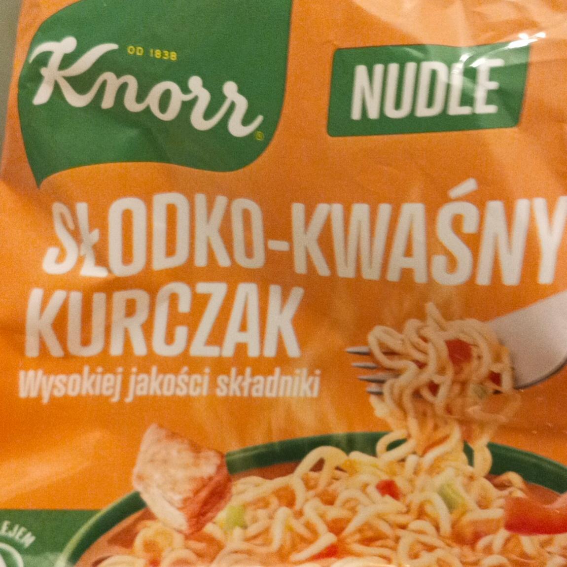 Zdjęcia - Nudle słodko kwaśny kurczak Knorr