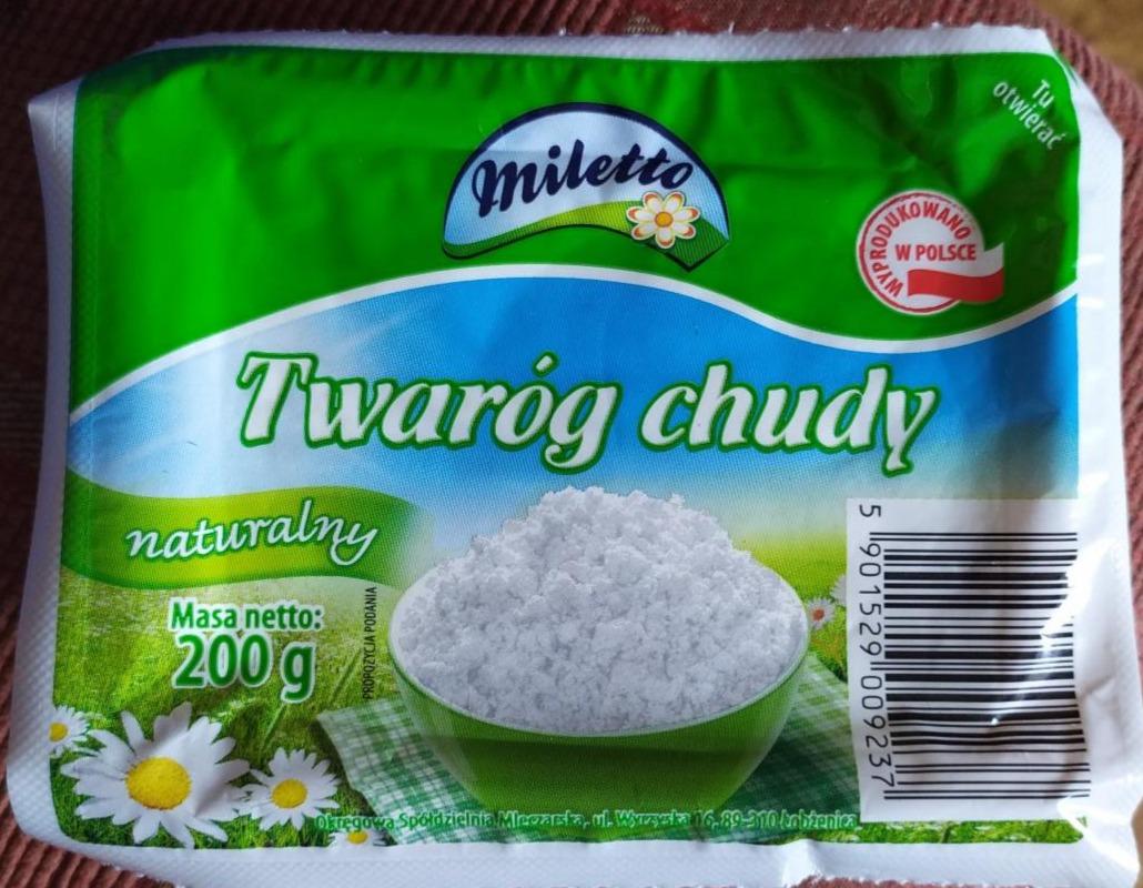 Zdjęcia - Twaróg chudy naturalny Miletto