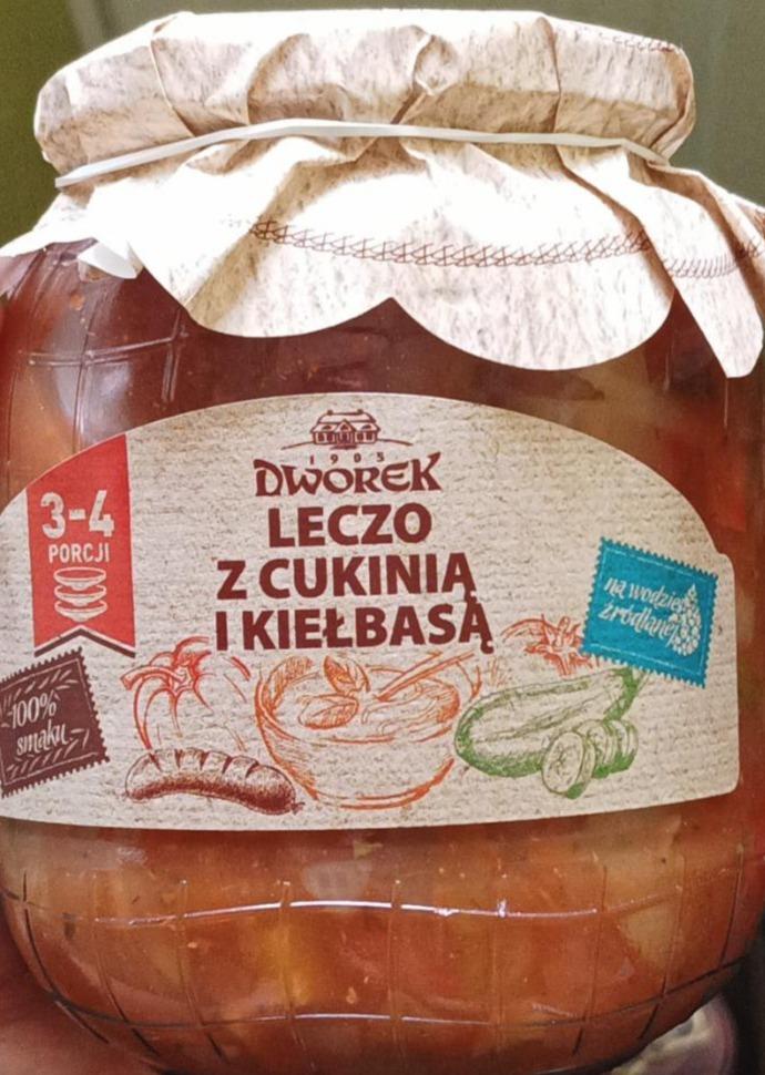 Zdjęcia - Leczo z cukinią i kiełbasą Dworek