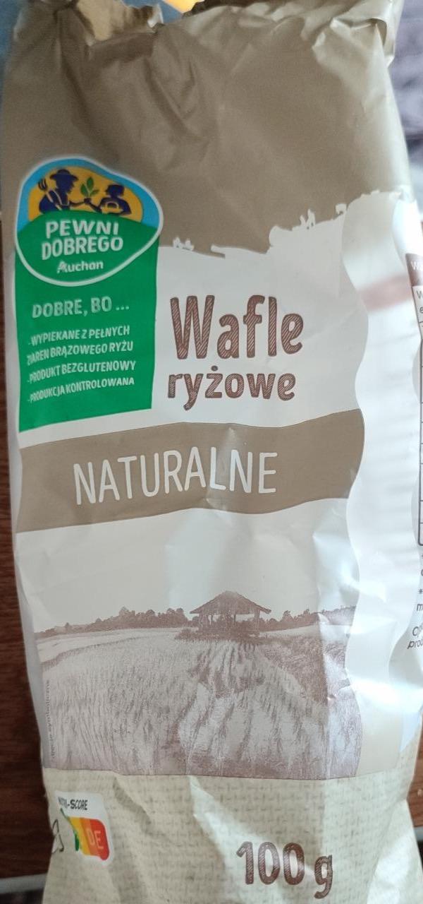 Zdjęcia - Wafle ryżowe naturalne Pewni Dobrego Auchan