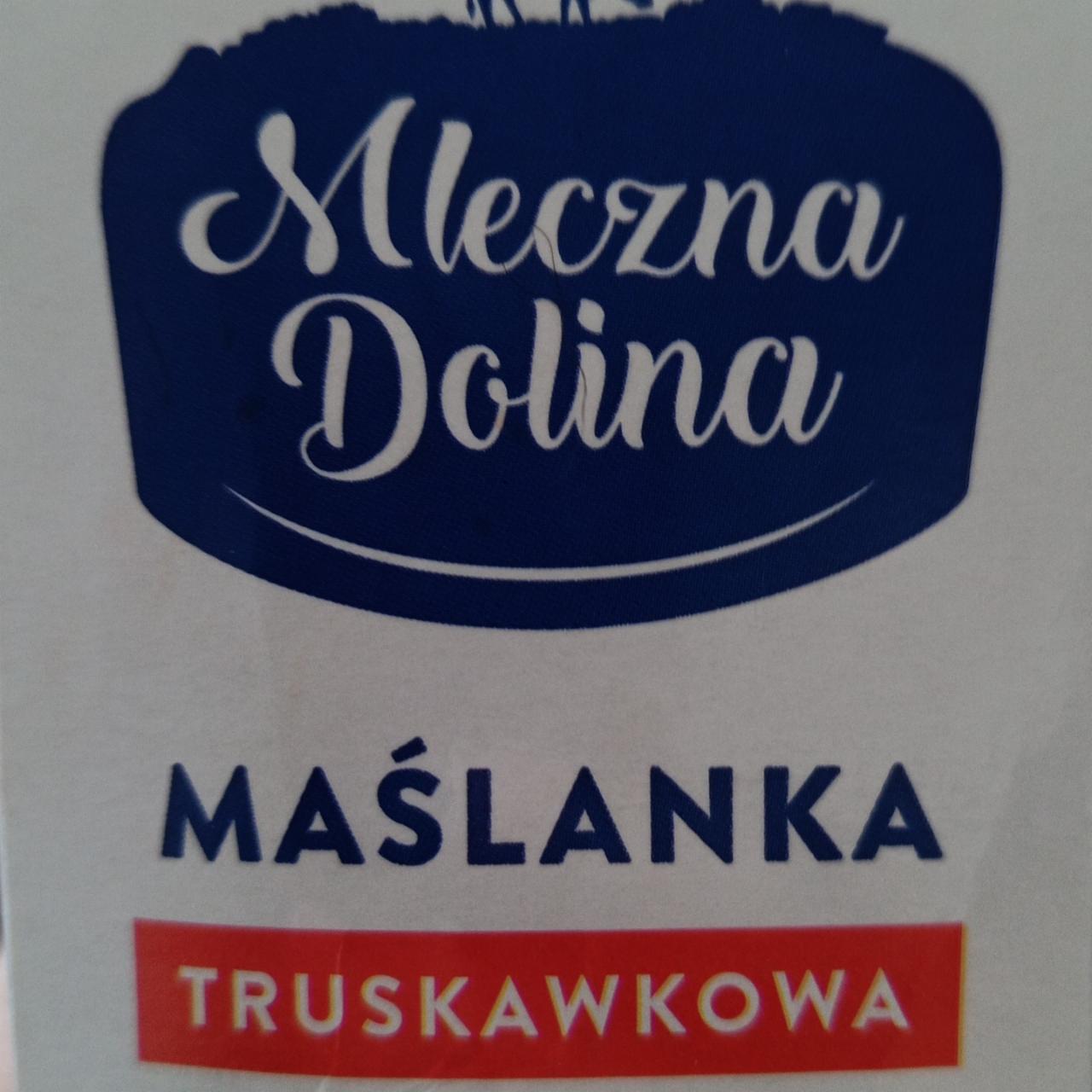 Zdjęcia - maślanka truskawkowa mleczna dolina