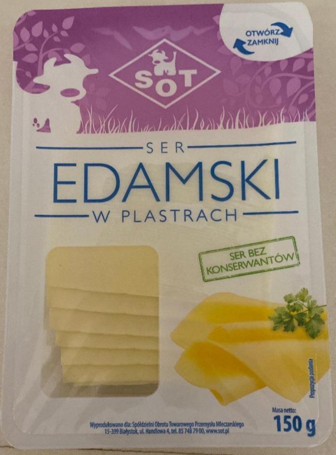 Zdjęcia - Ser edamski w plastrach SOT