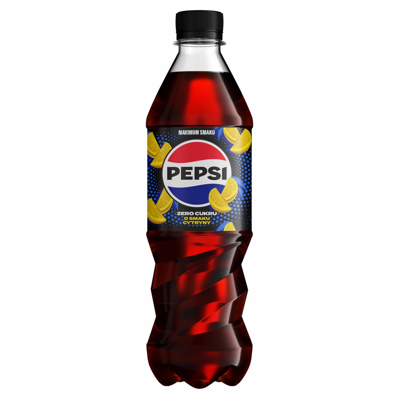 Zdjęcia - Pepsi-Cola Zero cukru Napój gazowany typu cola o smaku cytryny 500 ml