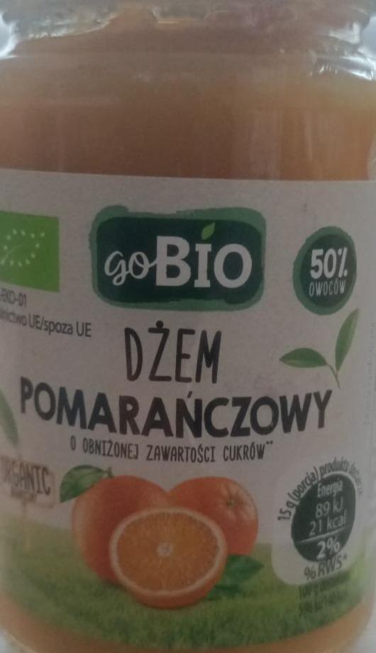 Zdjęcia - goBio dżem pomarańczowy o obniżonej zawartości cukru