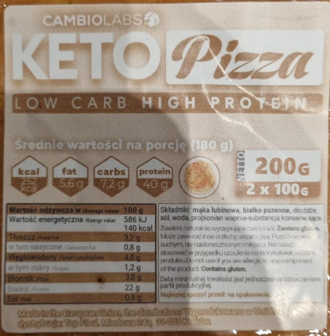 Zdjęcia - Keto Pizza Cambiolabs