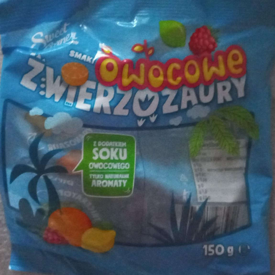 Zdjęcia - Owocowe zwierzozaury żelki Sweet Corner