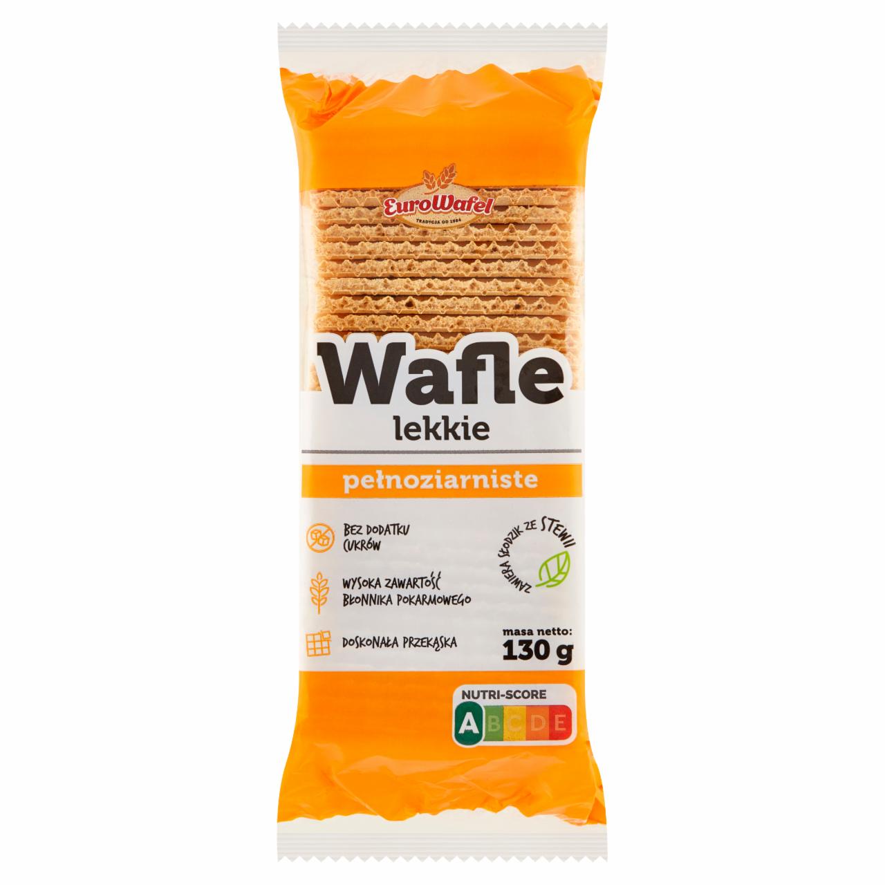 Zdjęcia - Eurowafel Wafle lekkie pełnoziarniste 130 g