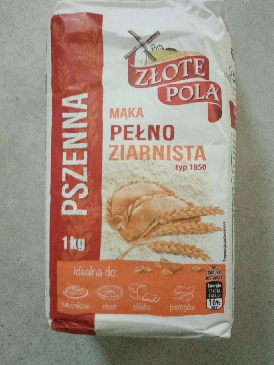 Zdjęcia - Mąka pszenna pełnoziarnista Złote Pola