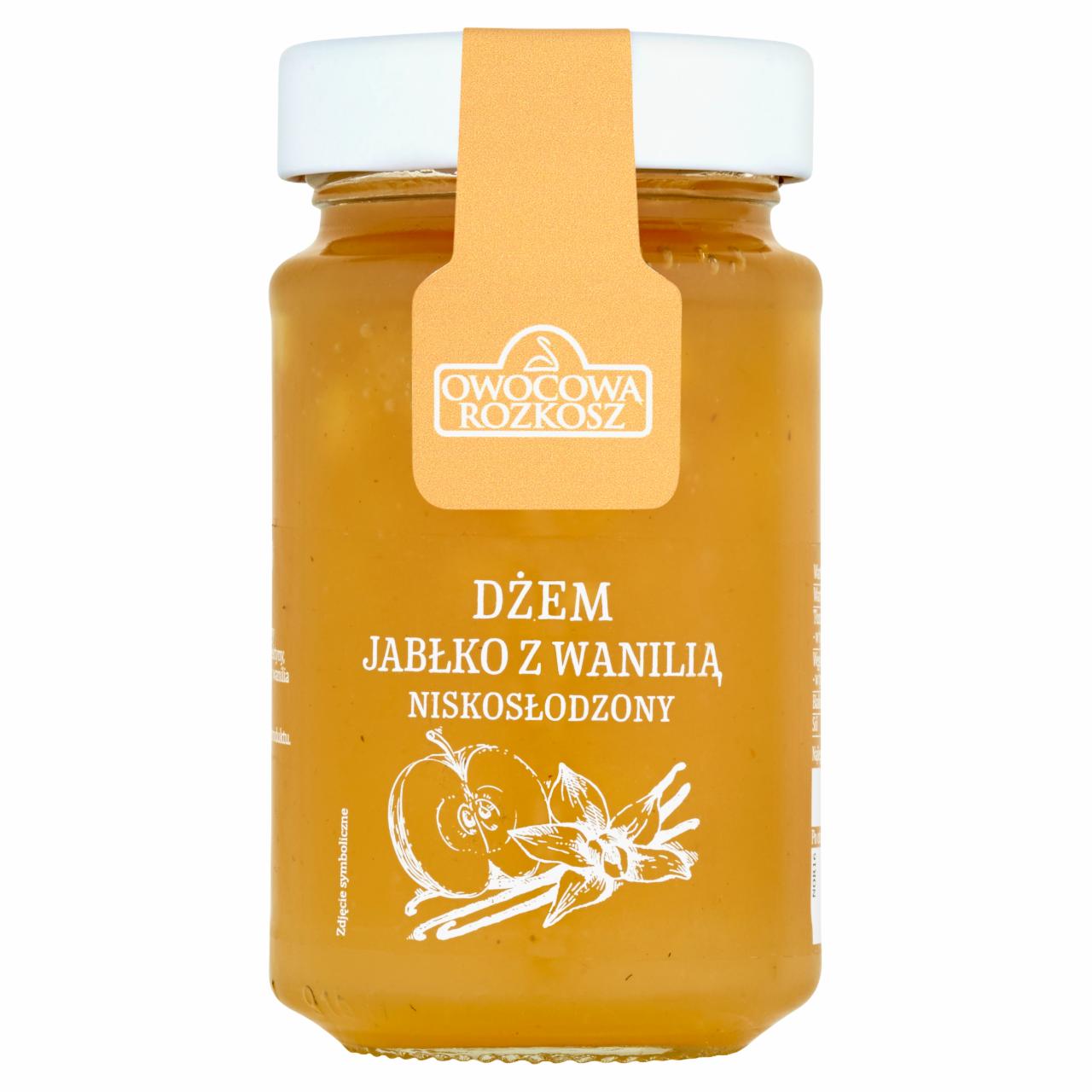 Zdjęcia - Owocowa Rozkosz Dżem jabłko z wanilią niskosłodzony 250 g