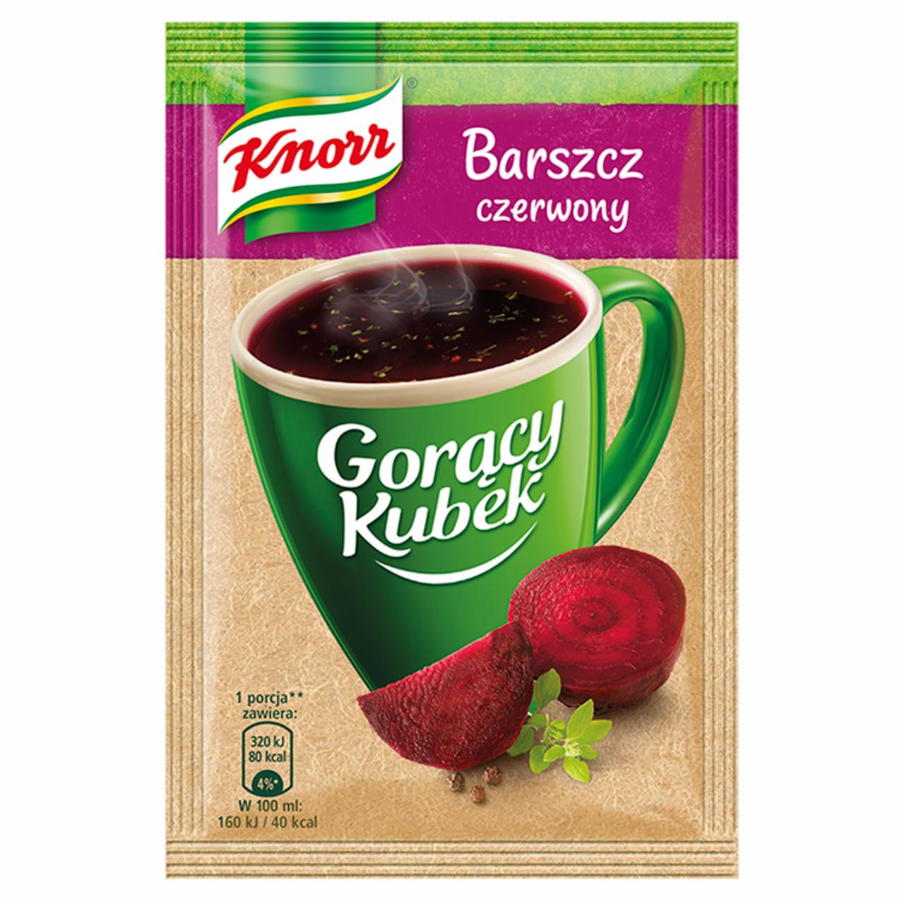 Zdjęcia - Gorący kubek barszcz czerwony Knorr