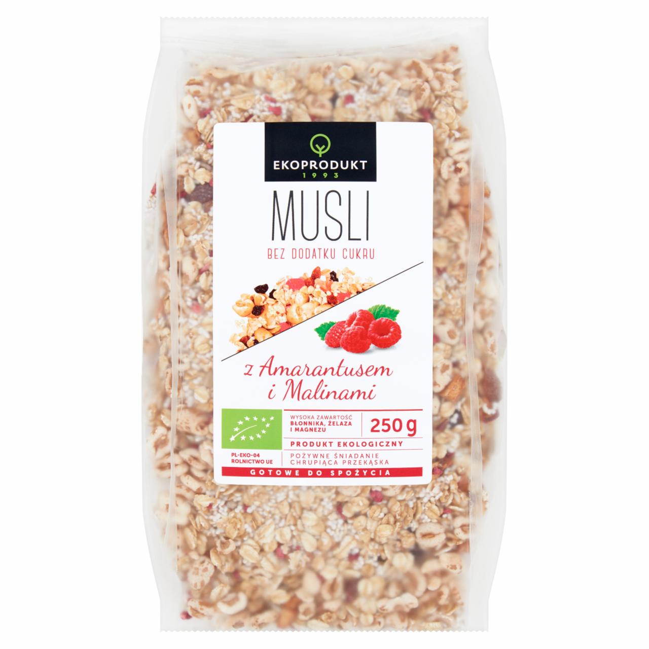 Zdjęcia - ekoProdukt Musli z amarantusem i malinami 250 g