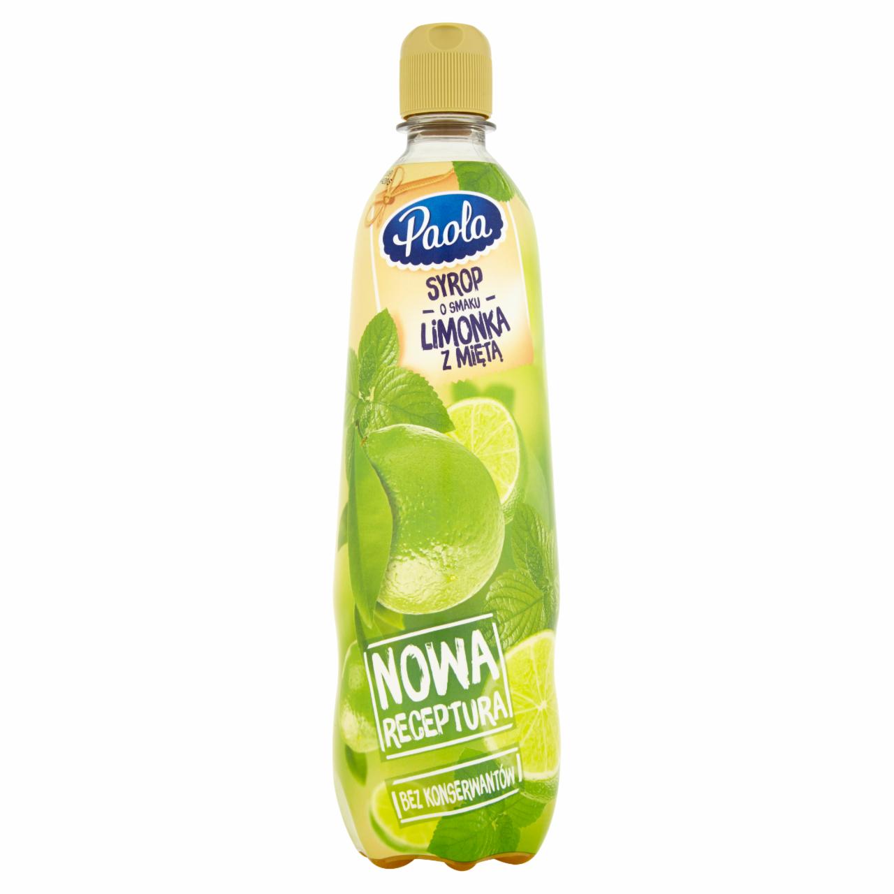 Zdjęcia - Paola Syrop o smaku limonka z miętą 700 ml