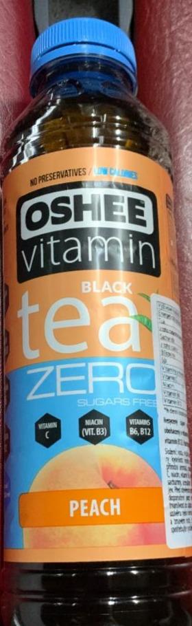 Zdjęcia - Vitamin Black Tea Zero Niegazowany napój herbaciany o smaku brzoskwiniowym Oshee