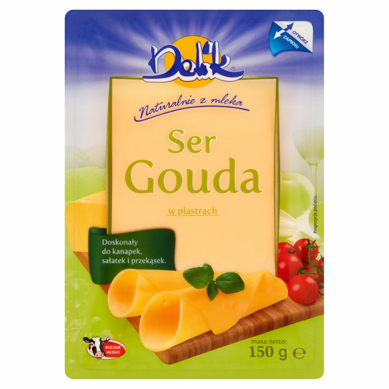 Zdjęcia - Delik Ser Gouda w plastrach 150 g