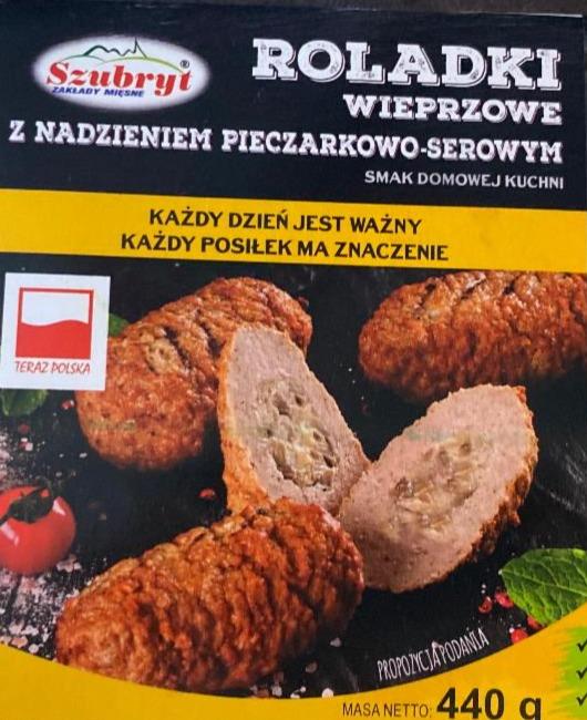 Zdjęcia - Roladki wieprzowe z nadzieniem pieczarkowo serowym Szubryt