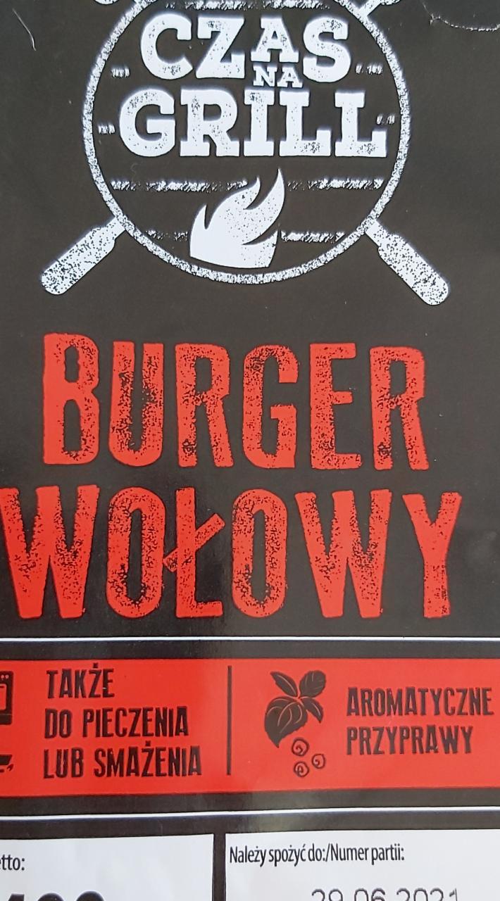 Zdjęcia - Burger wołowy Czas na Grill