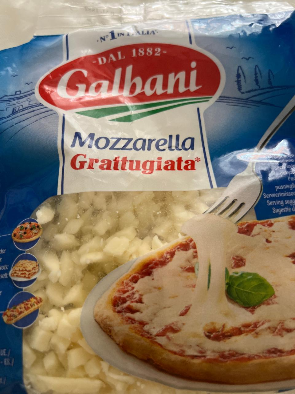 Zdjęcia - Galbani Ser Mozzarella wiórki 150 g