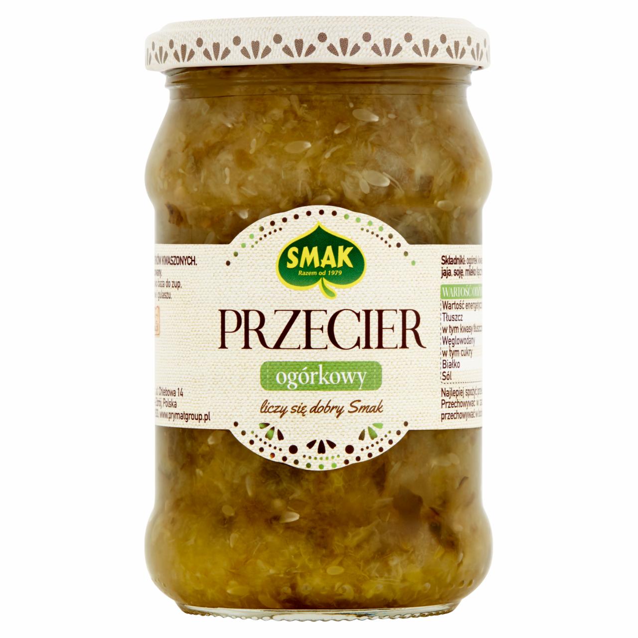 Zdjęcia - Smak Przecier ogórkowy 290 g