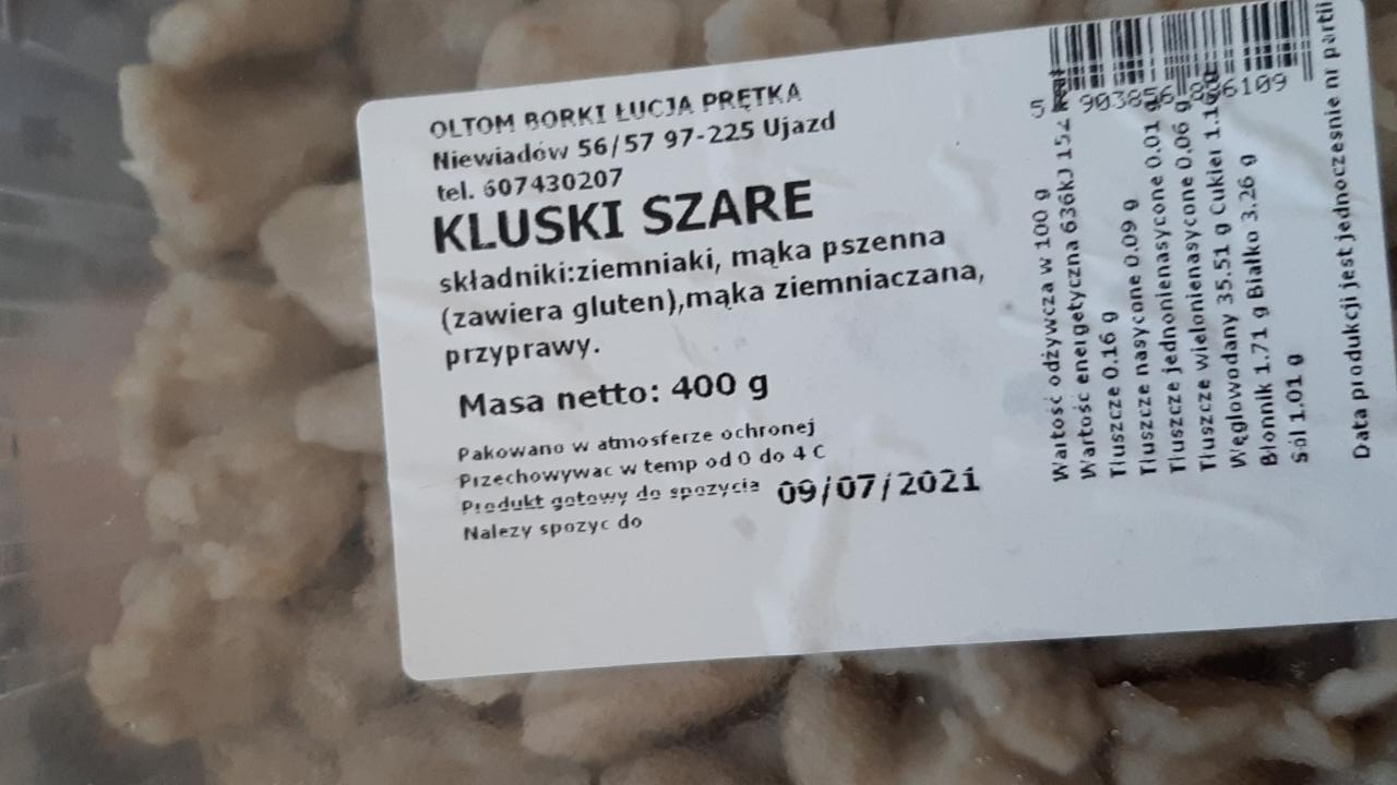 Zdjęcia - Kluski szare