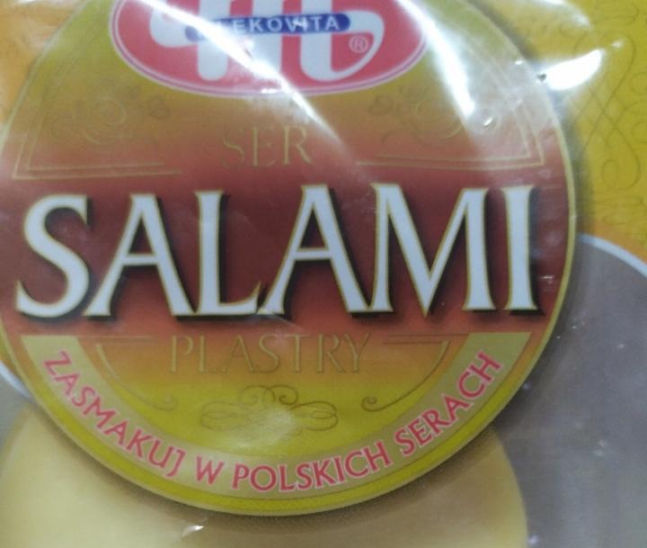 Zdjęcia - Ser Salami plastry Mlekovita