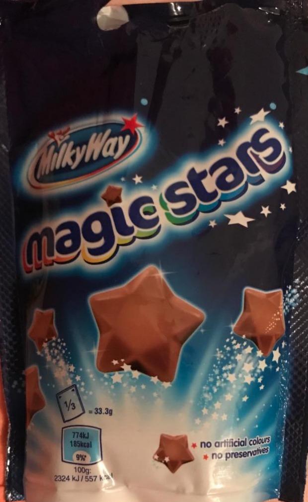 Zdjęcia - Magic stars gwiazdki z puszystej mlecznej czekolady Milky Way