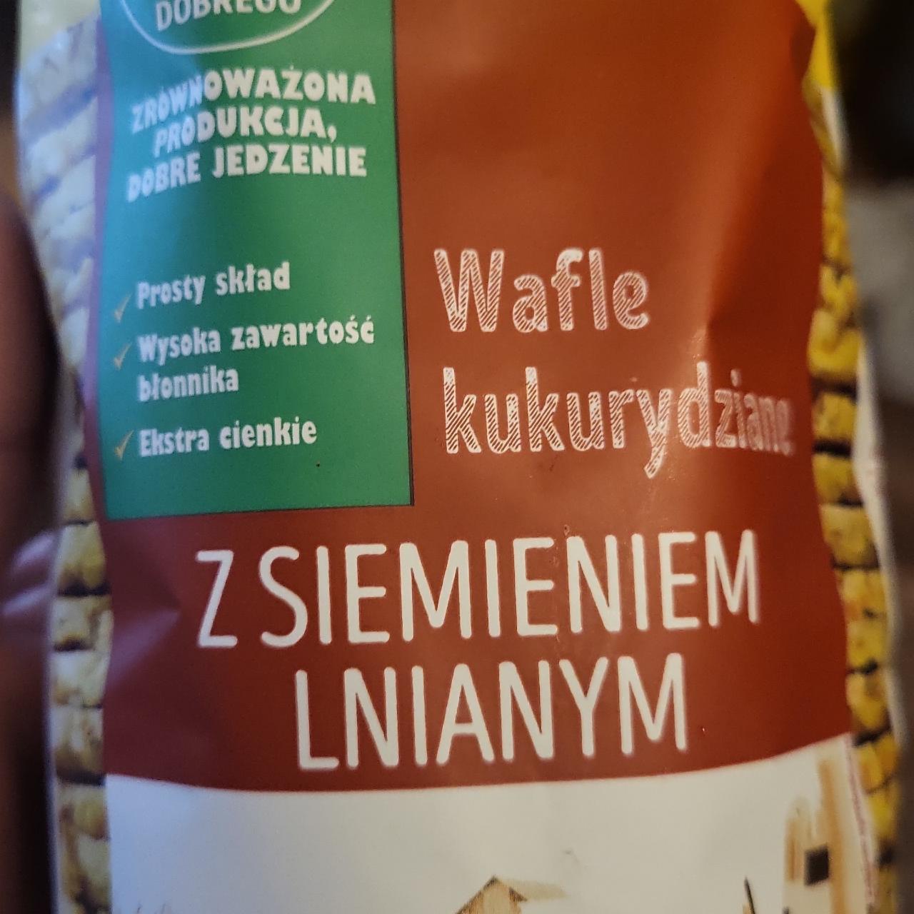 Zdjęcia - Wafle kukurydziane z siemieniem lnianym Kupiec