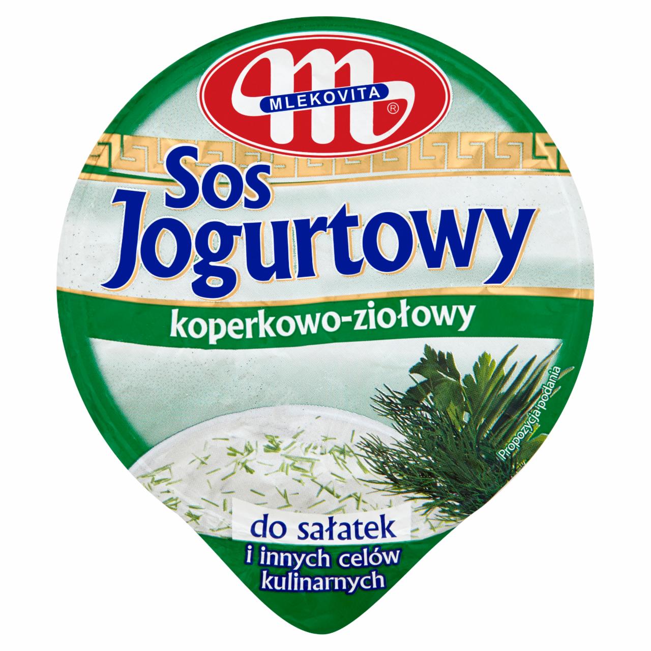 Zdjęcia - Mlekovita Sos jogurtowy Koperkowo-ziołowy 200 g