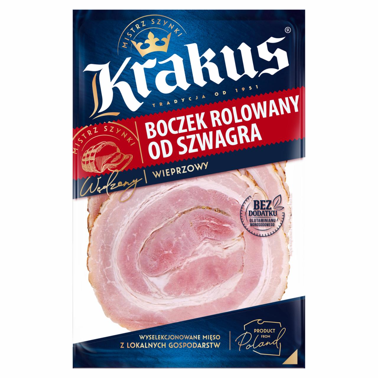 Zdjęcia - Krakus Boczek rolowany od szwagra 100 g