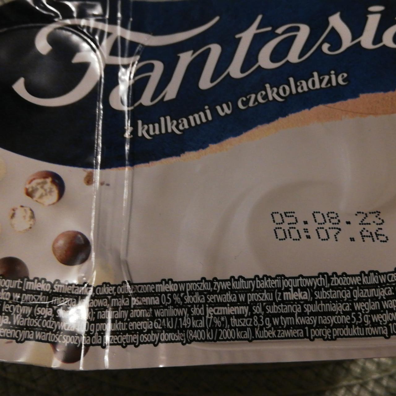 Zdjęcia - fantazja z kulkami w czekoladzie Danone