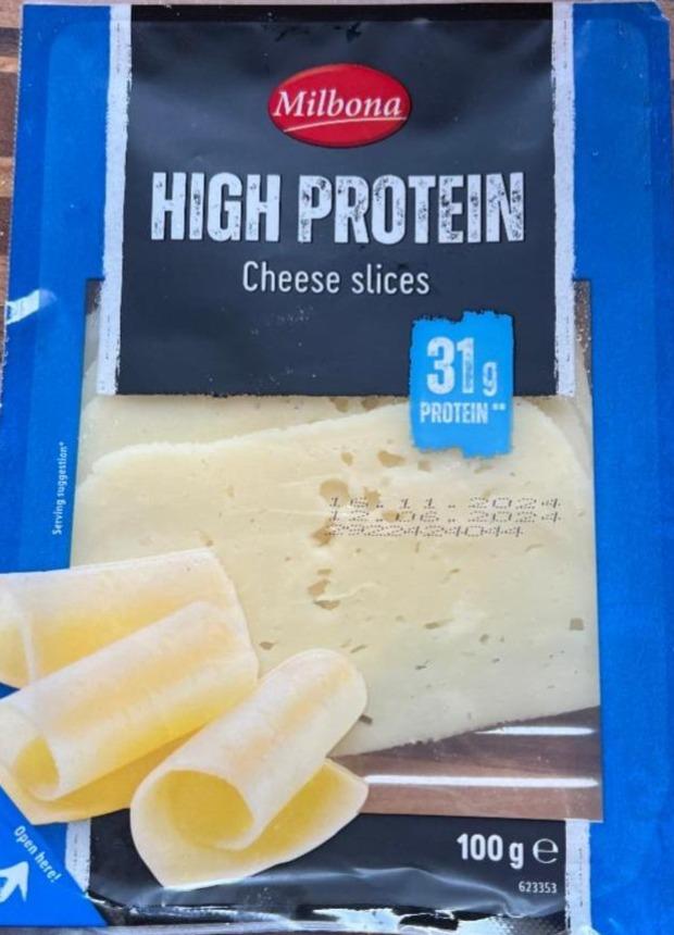 Zdjęcia - High protein cheese slices Milbona