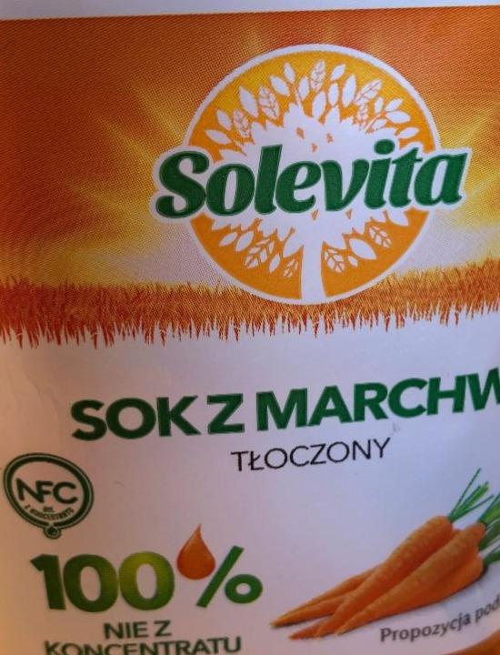 Zdjęcia - Sok z marchwi tłoczony Solevita