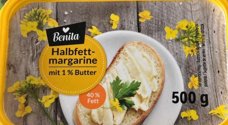 Zdjęcia - Halbfettmargarine Benila