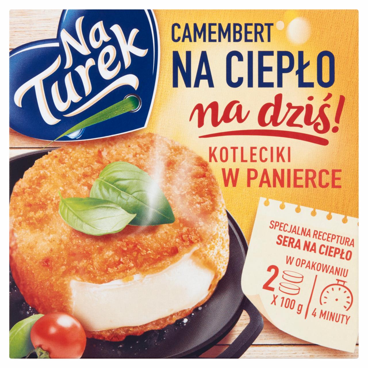 Zdjęcia - NaTurek Camembert na ciepło Kotleciki w panierce 2 x 100 g