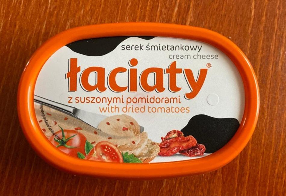 Zdjęcia - Serek śmietankowy z suszonymi pomidorami Łaciaty