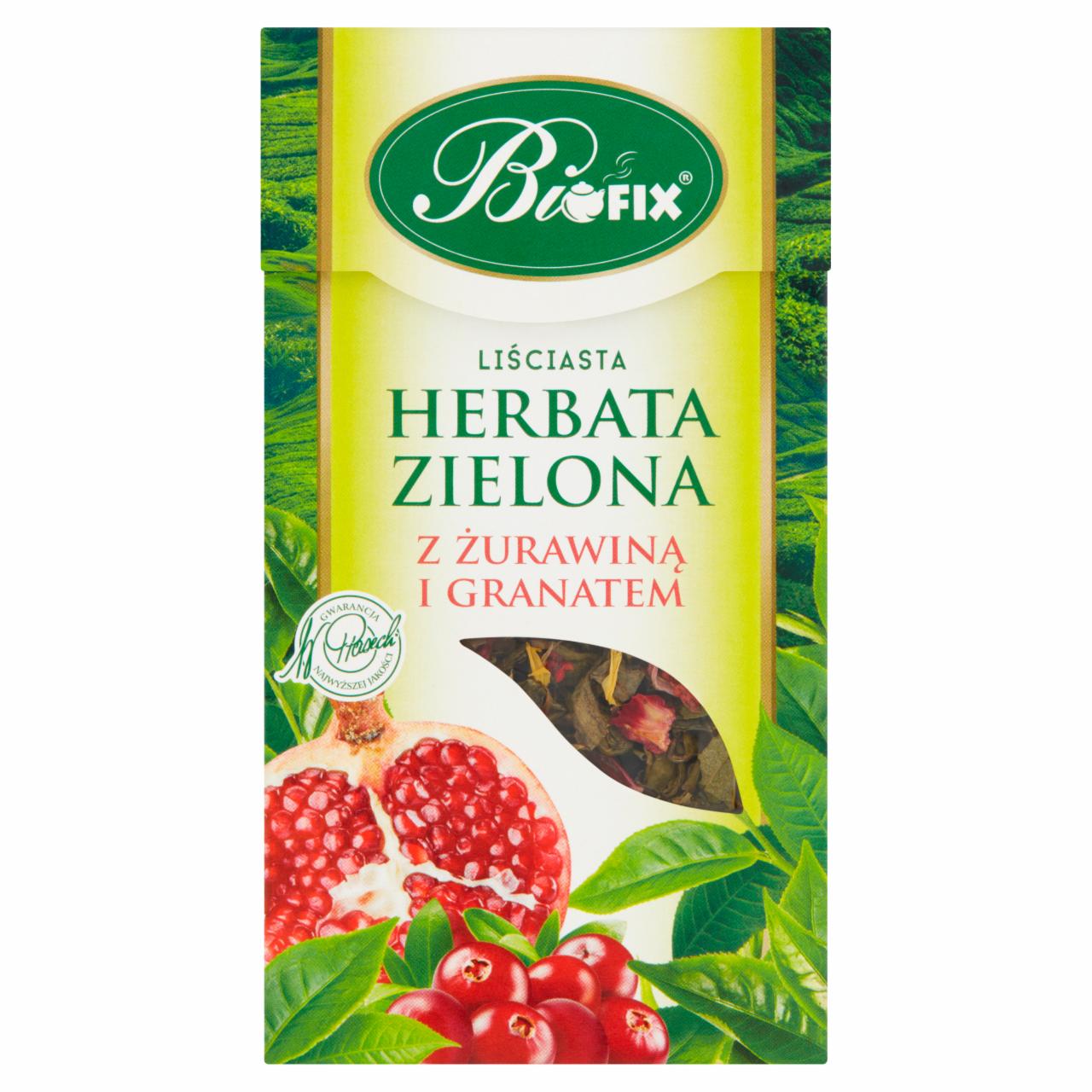 Zdjęcia - Herbata zielona liściasta z żurawiną i granatem 100 g Bifix