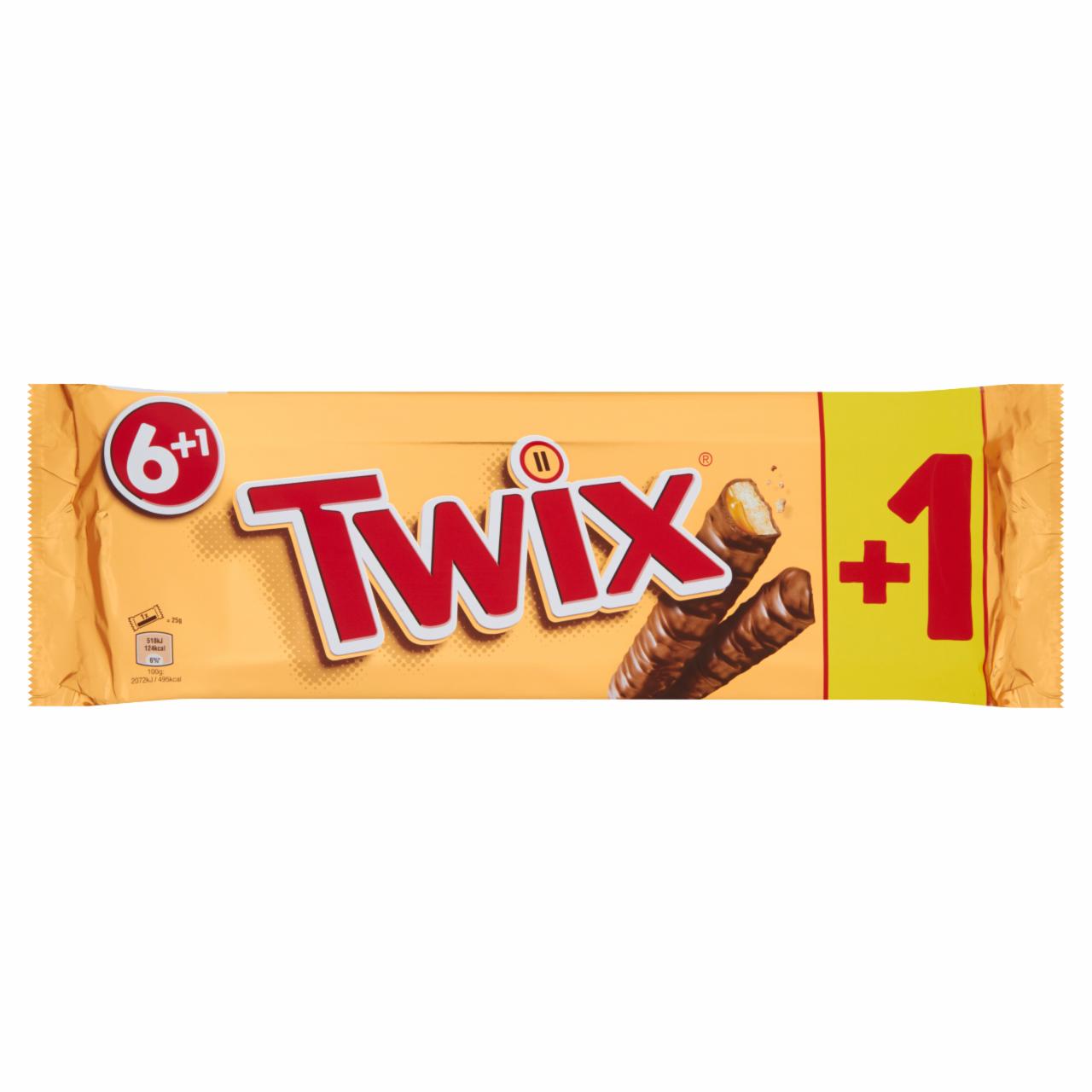 Zdjęcia - Twix Batoniki z ciastkami i karmelem oblane czekoladą 350 g (7 sztuk)