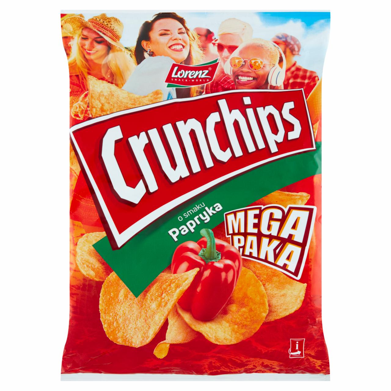 Zdjęcia - Crunchips Chipsy ziemniaczane o smaku papryka 200 g